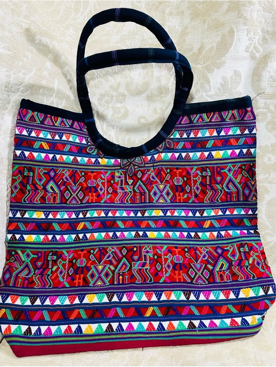 Handbags - Authentic Guatemalan Huipil Shoulder Bag | Crimson Festival Textile